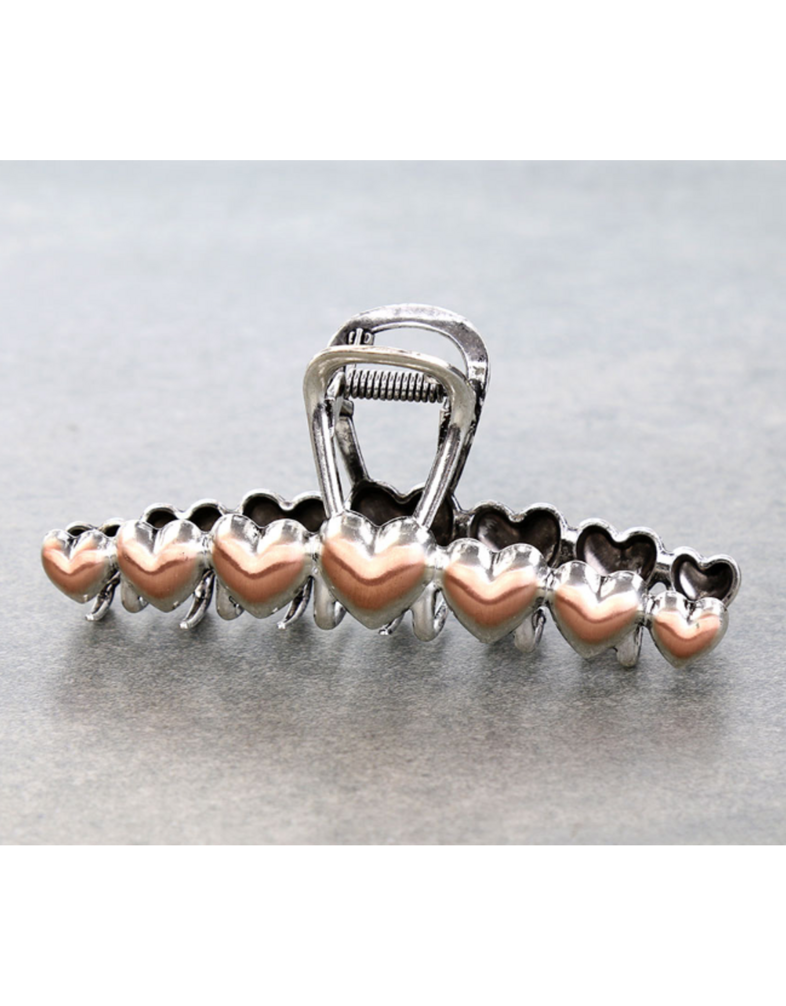 CLAW CLIP METAL GRADUATING HEARTS