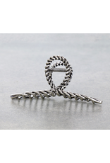 CLAW CLIP METAL TWISTED ROPE
