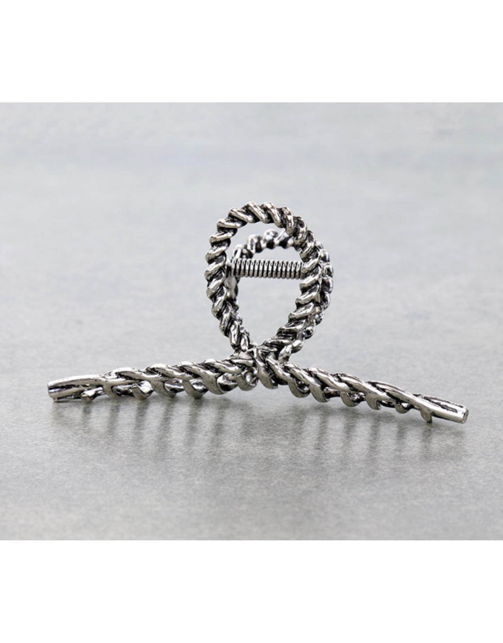 CLAW CLIP METAL TWISTED ROPE