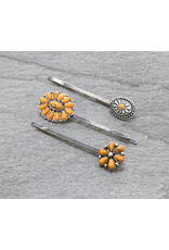 BOBBY PINS SET OF 3 CONCHOS