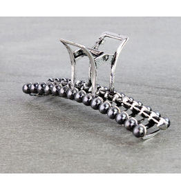 CLAW CLIP METAL NAVAJO PEARL