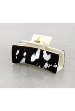 CLAW CLIP WESTERN COWHIDE