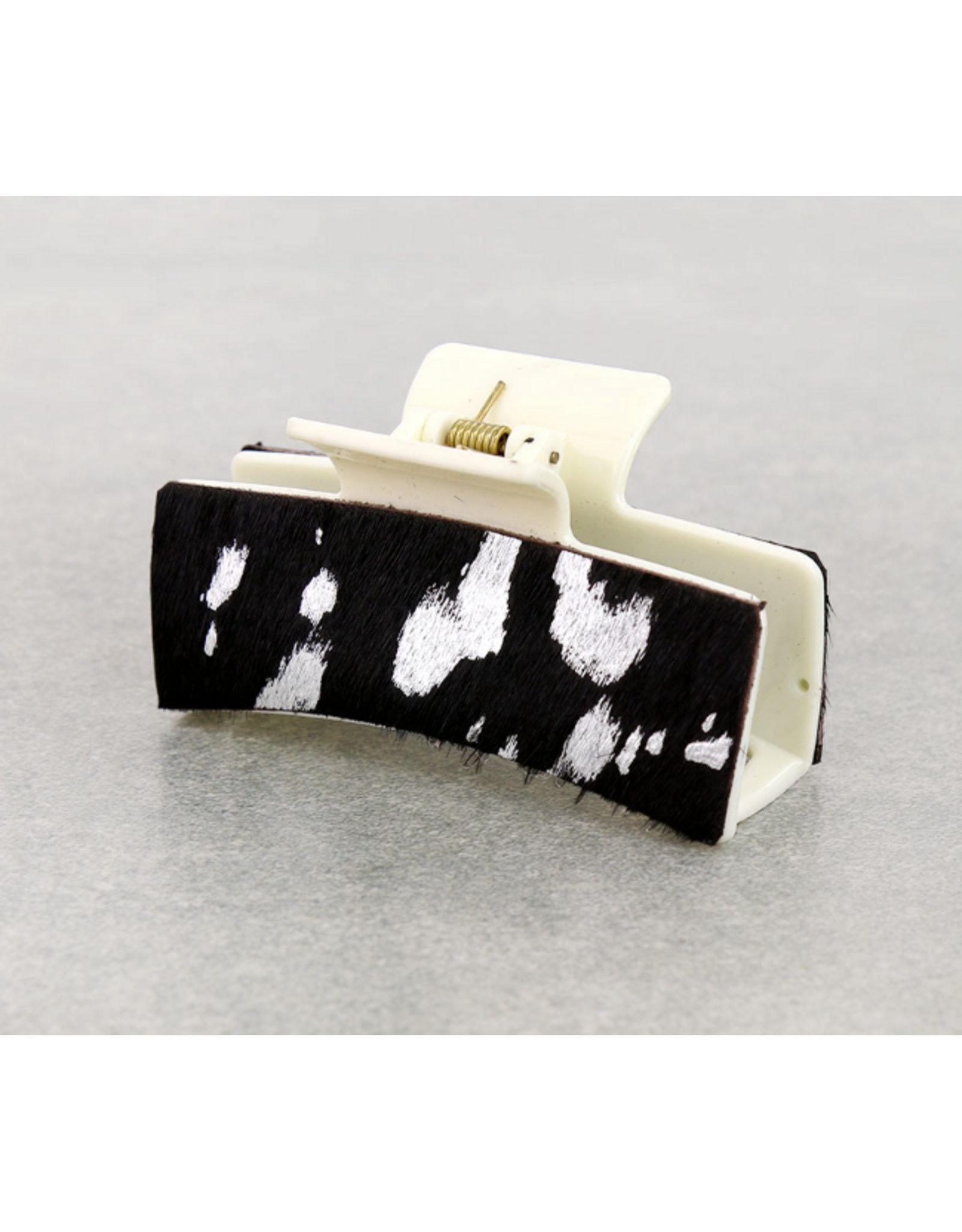 CLAW CLIP WESTERN COWHIDE