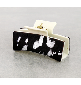 CLAW CLIP WESTERN COWHIDE