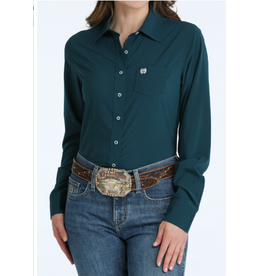 CINCH SHIRT WMS CINCH ARENAFLEX DARK TEAL