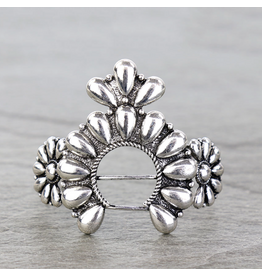 BRACELET WESTERN SQUASH BLOSSOM CUFF BALL TXR