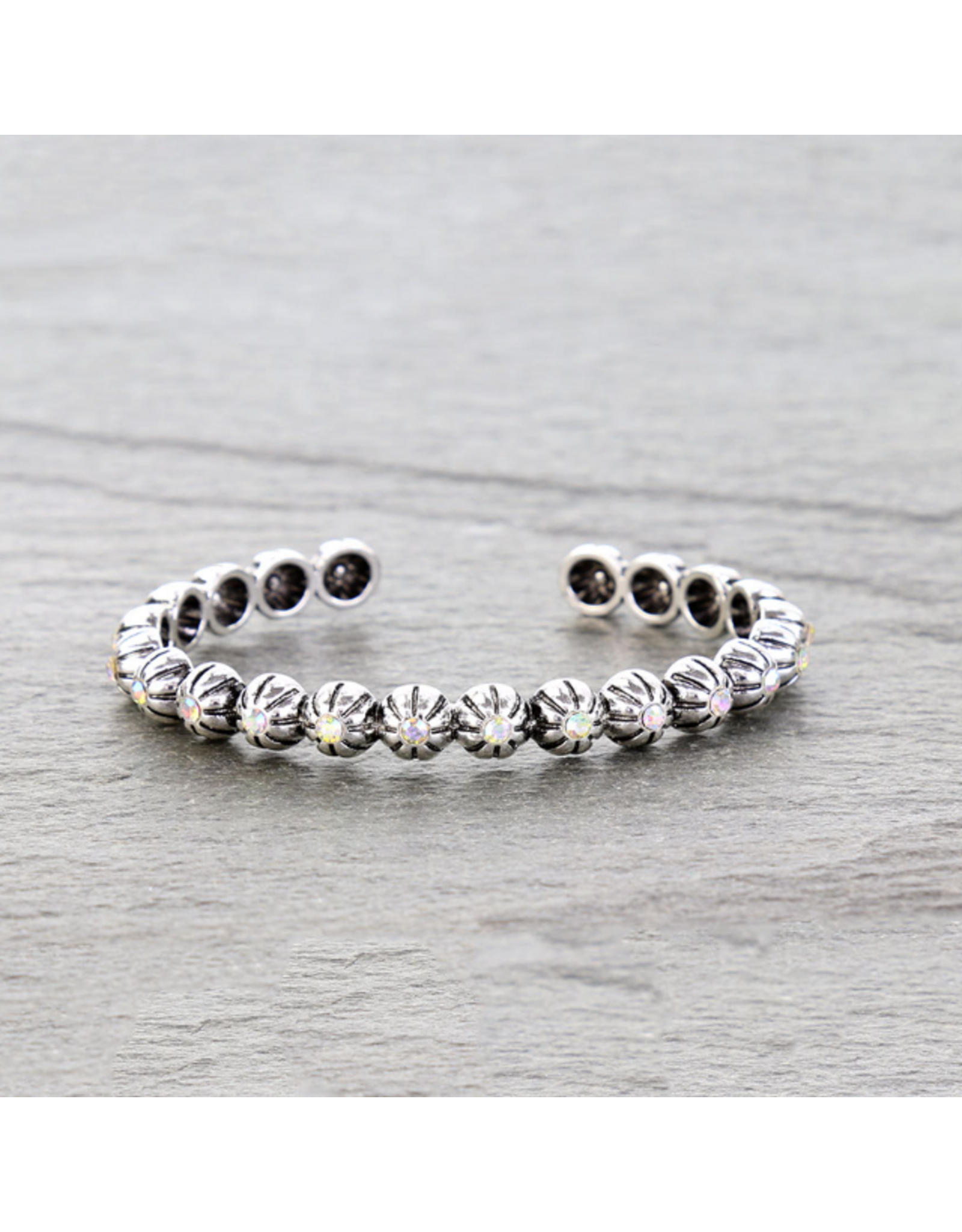 BRACELET CUFF WESTERN CONCHO CUFF SKINNY