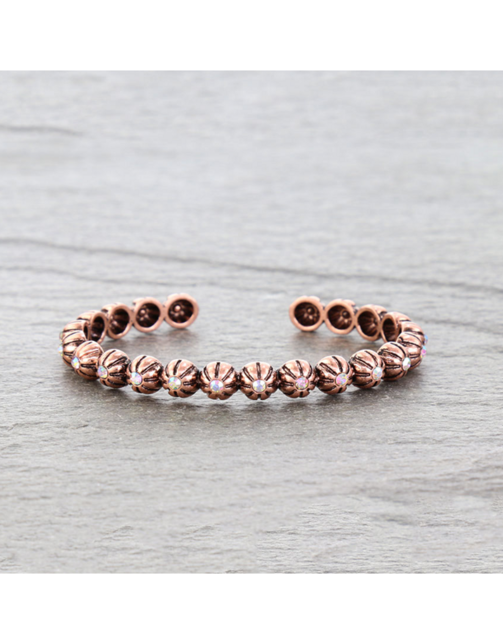 BRACELET CUFF WESTERN CONCHO CUFF SKINNY