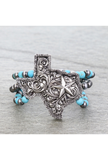 BRACELET WESTERN STRETCH TEXAS NAVAJO PEARL AND TURQUOISE