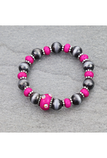BRACELET NAVAJO PEARL STRETCH