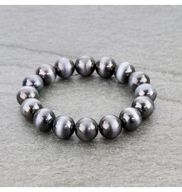 BRACELET NAVAJO PEARL 11 MM STRETCH