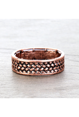 BRACELET STRETCH BASKET WEAVE