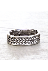 BRACELET STRETCH BASKET WEAVE