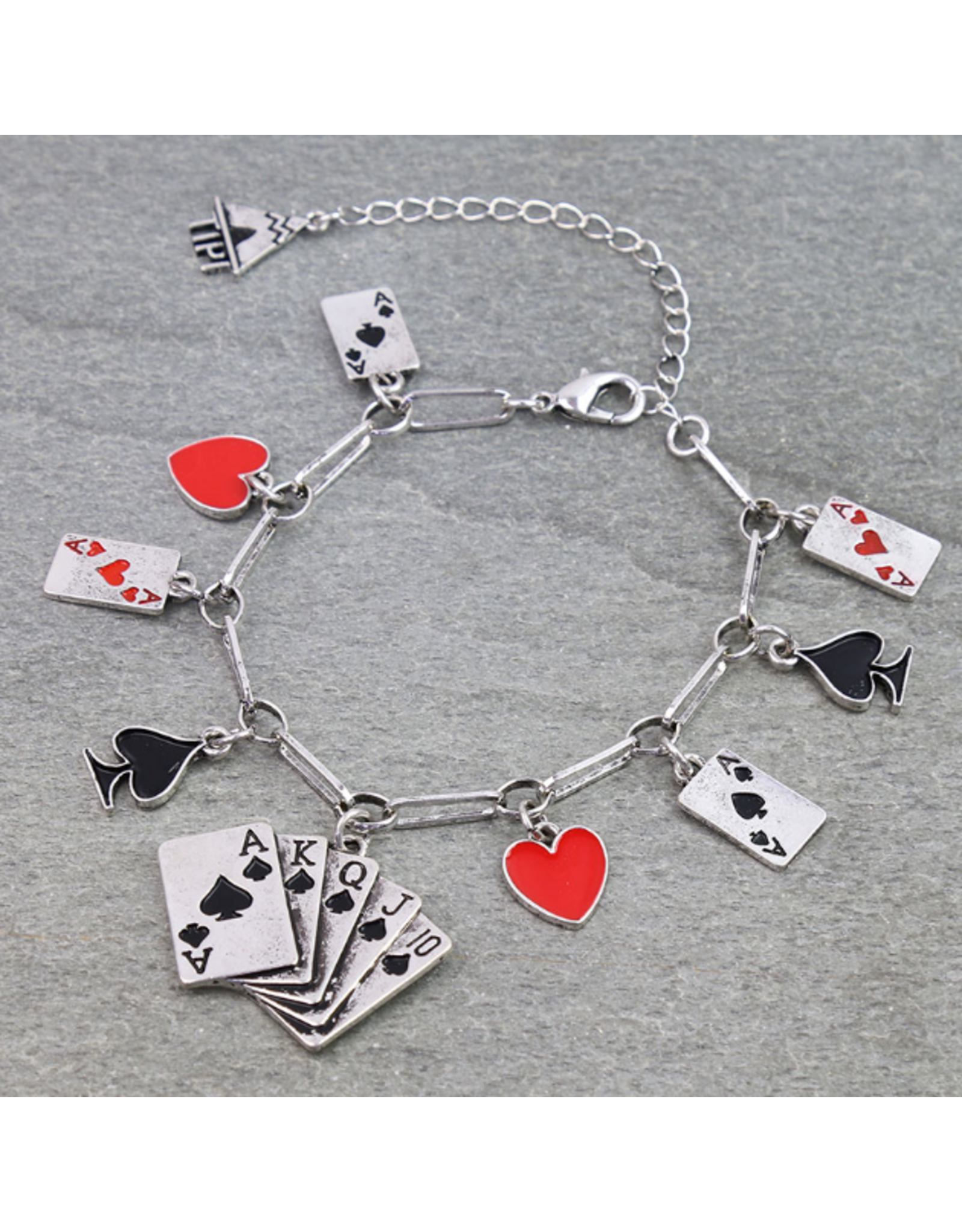 BRACELET CHARM POKER THEME