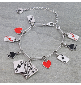 BRACELET CHARM POKER THEME