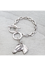 BRACELET TOGGLE HORSE HEAD LINK