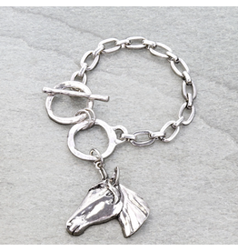 BRACELET TOGGLE HORSE HEAD LINK