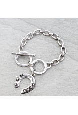 BRACELET TOGGLE HORSE SHOE LINK
