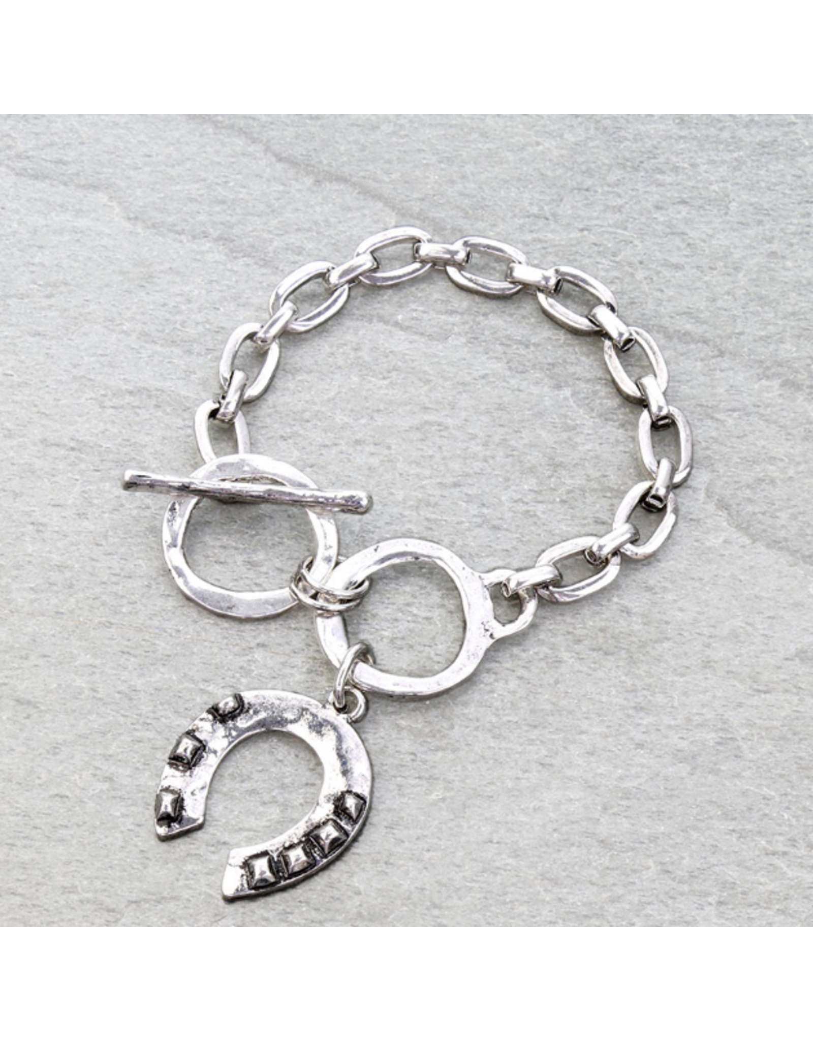 BRACELET TOGGLE HORSE SHOE LINK