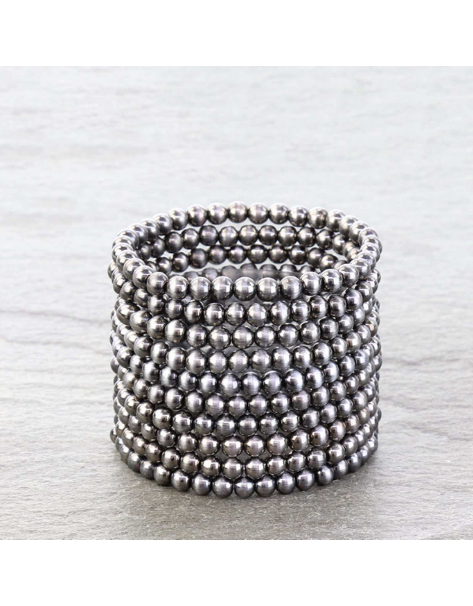 BRACELET NAVAJO PEARL STACK OF 2 STRETCH