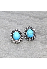 EARRINGS STUDS CONCHO