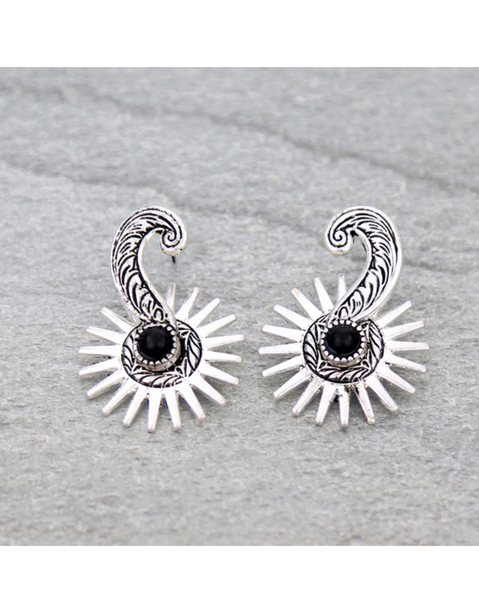 EARRING STUD WESTERN BOOT SPURS