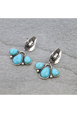 EARRING DANGLE  COWBOY HAT STUD