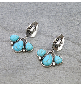 EARRING DANGLE  COWBOY HAT STUD