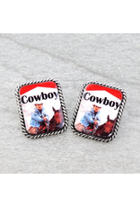 EARRING WESTERN COWBOY KILLER STUD