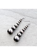 EARRING DANGLE GRADUATING NAVAJO PEARL