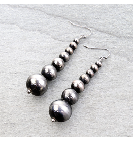 EARRING DANGLE GRADUATING NAVAJO PEARL