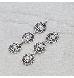 EARRING DROP DOWN DANGLE CONCHO