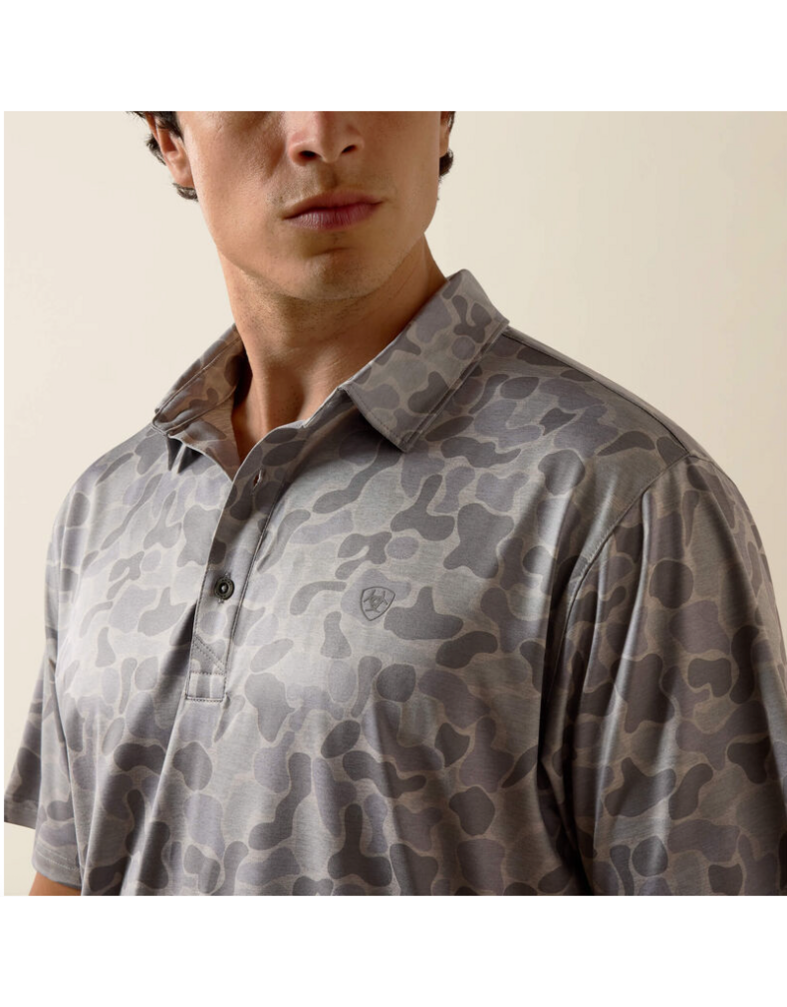 POLO MNS ARIAT GRAY CAMO
