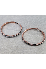 EARRING HOOP NAVAJO PEARL