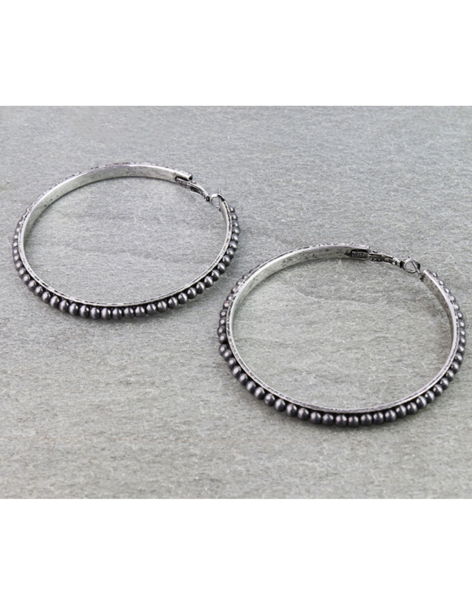EARRING HOOP NAVAJO PEARL