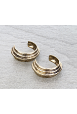 EARRING MULTI LAYER CHUNKY HOOP