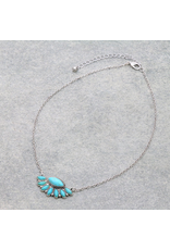 NECKLACE WESTERN GEOMETRIC STONE TURQUOISE