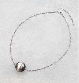 NECKLACE CHAIN WITH A LARGE NAVAJO PEARL