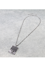 NECKLACE WESTERN STEER HEAD BOOT STITCH