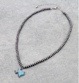 NAVAJO PEARL WESTERN TEXAS MAP STONE