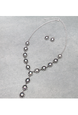 NECKLACE SET LARIAT "Y" CONCHOS