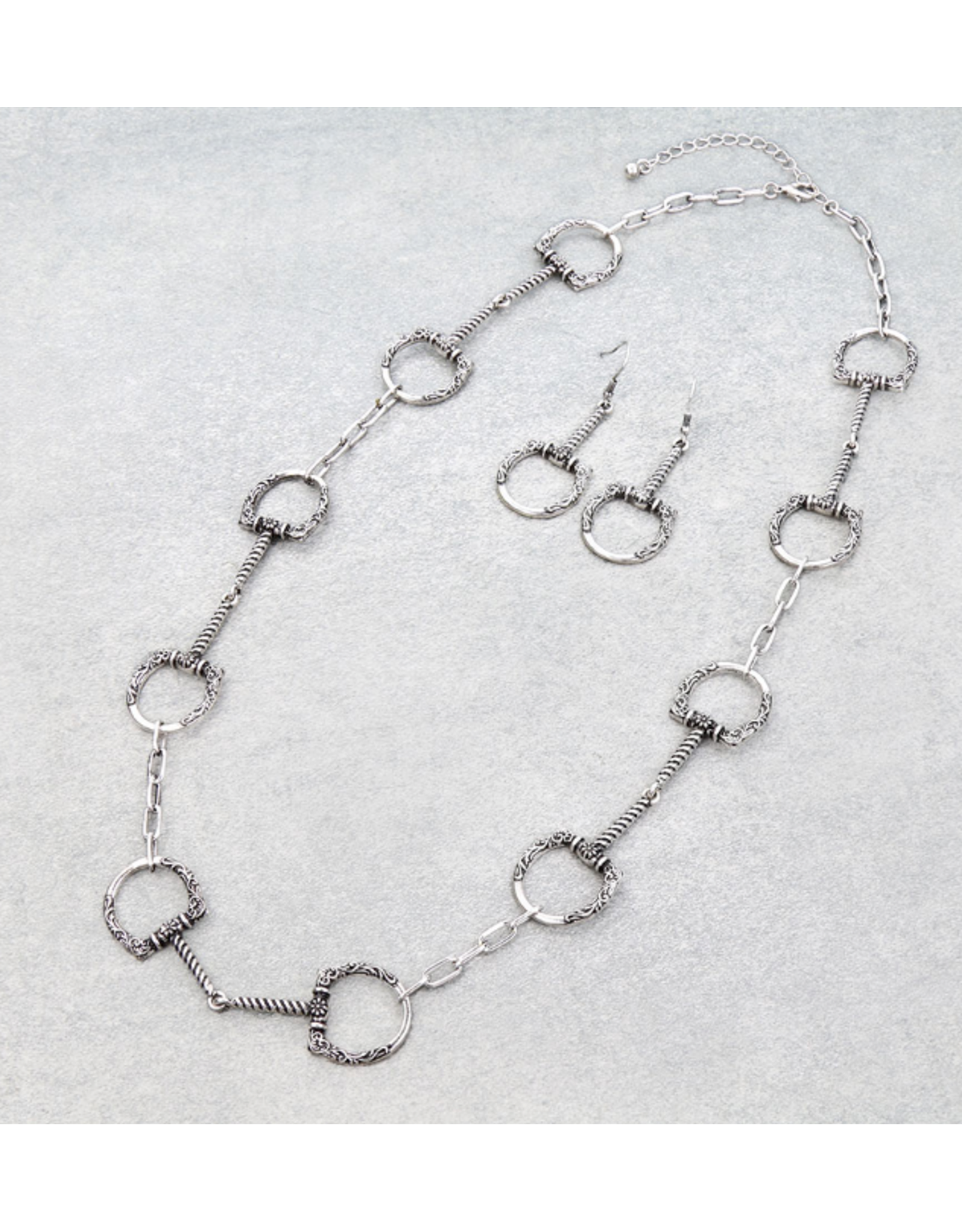 NECKLACE SET LONG HORSE BIT NECKLACE