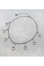 NECKLACE WESTERN HORSE BIT CHARM
