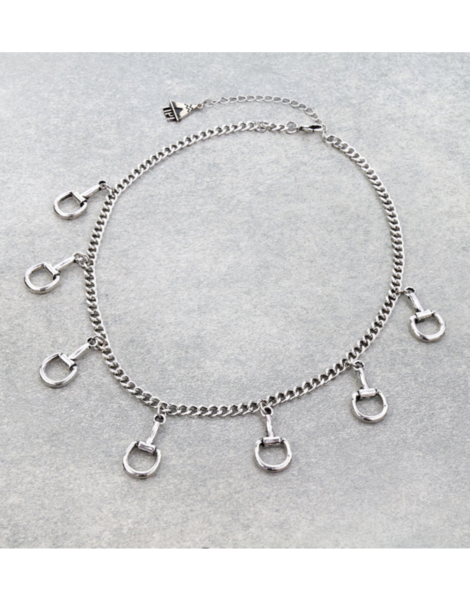 NECKLACE WESTERN HORSE BIT CHARM