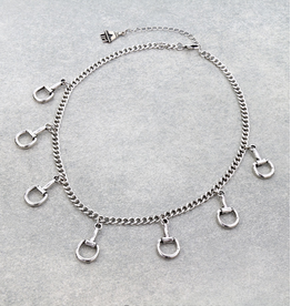 NECKLACE WESTERN HORSE BIT CHARM