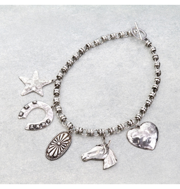 NECKLACE LARGE WESTERN CHARM TOGGLE