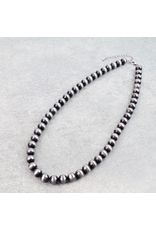 NECKLACE NAVAJO PEARL 12 MM 24"