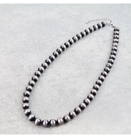 NECKLACE NAVAJO PEARL 12 MM 24"
