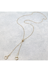 NECKLACE WESTERN HORSE BIT BOLO