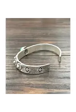 ISAC TRADING BRACELET WESTERN SMALL TURQUOISE STONE AZTEC CONCHOS